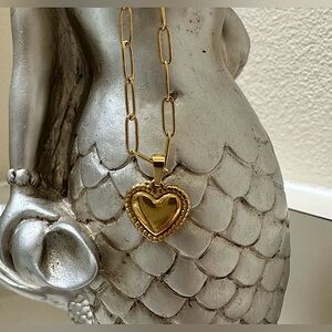 Stainless Steel Heart pendant necklace